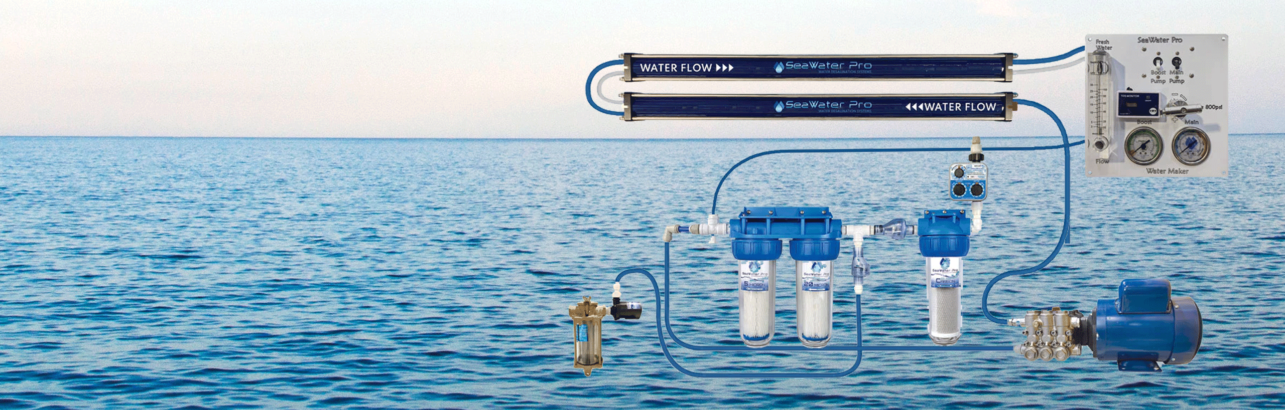 Seawater-pro watermaker